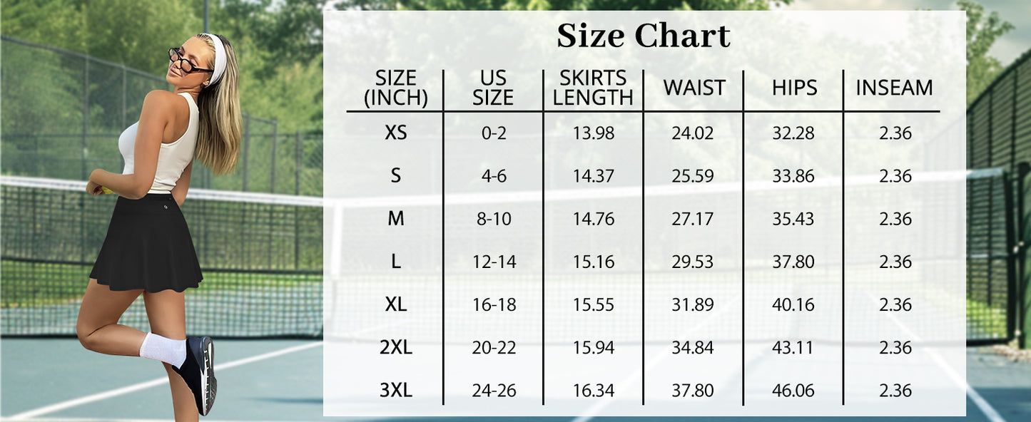 LouKeith Womens Tennis Skirt High Waisted Athletic Skorts Running Casual Pickle Ball Golf Skirts with Pockets