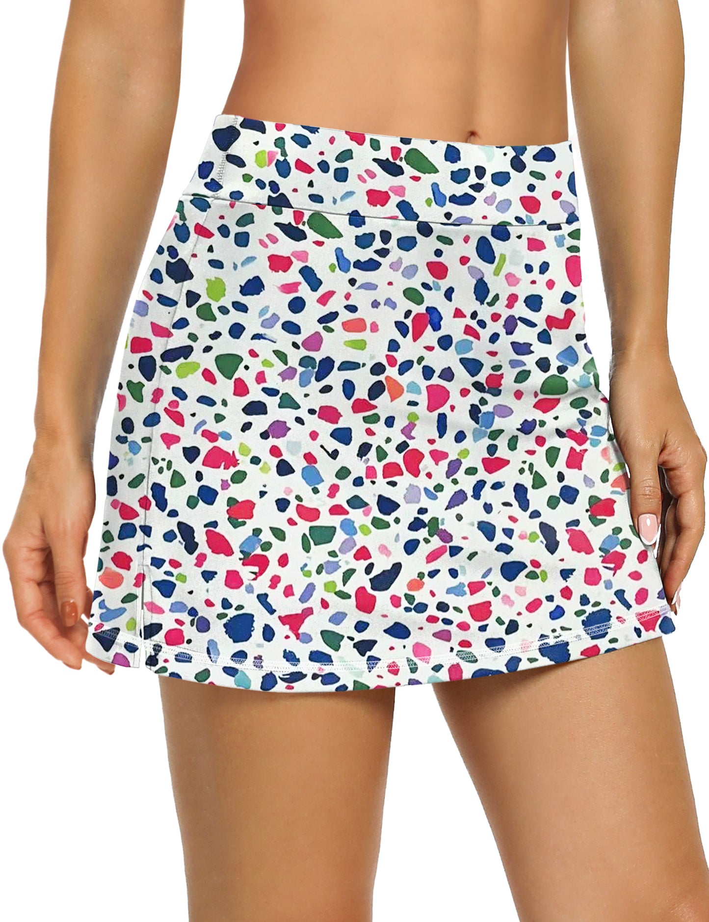 LouKeith Tennis Skirts for Women High Waisted Athletic Active Golf Skorts Mini Workout Running Skirts with Shorts Pockets