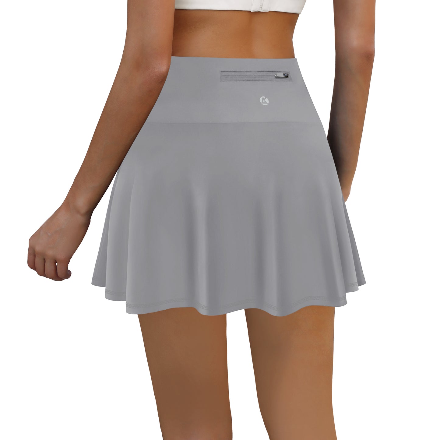 LouKeith Womens Tennis Skirt High Waisted Athletic Skorts Running Casual Pickle Ball Golf Skirts with Pockets