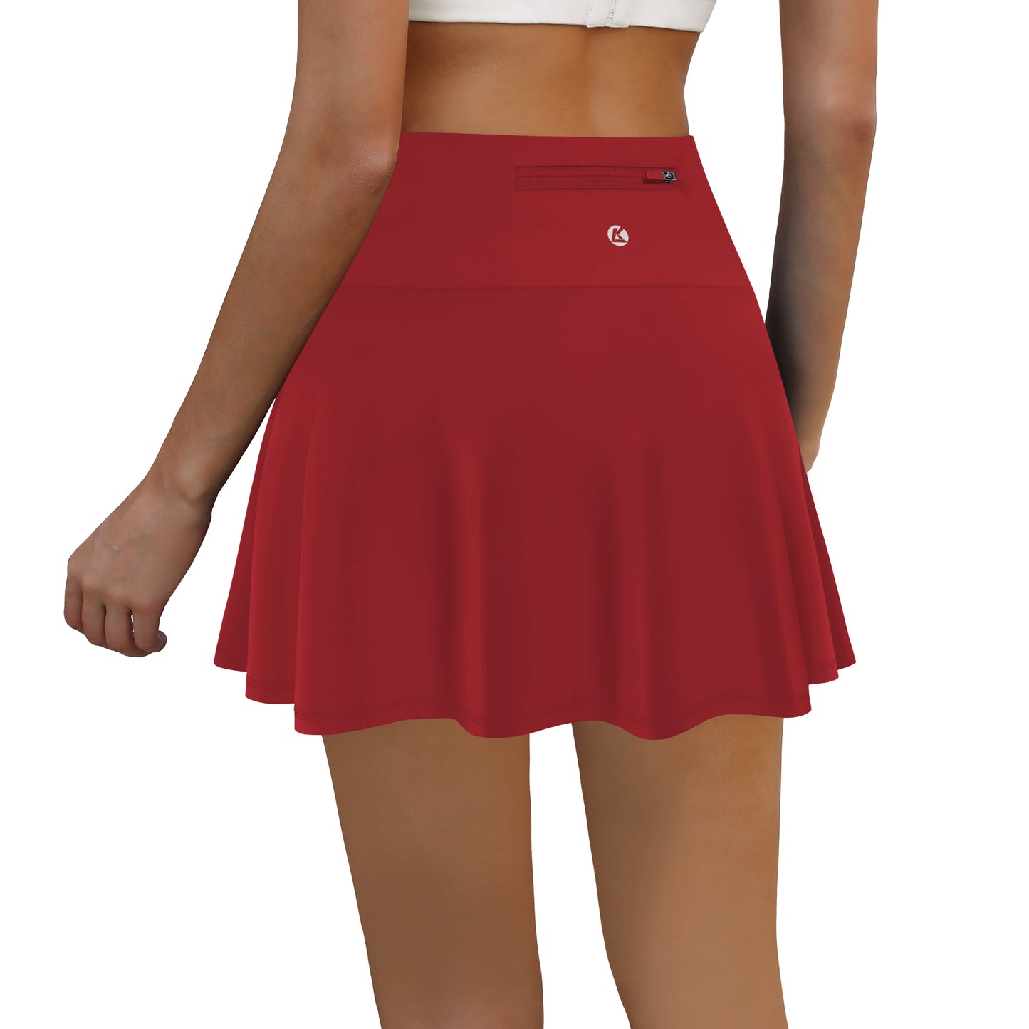 LouKeith Womens Tennis Skirt High Waisted Athletic Skorts Running Casual Pickle Ball Golf Skirts with Pockets